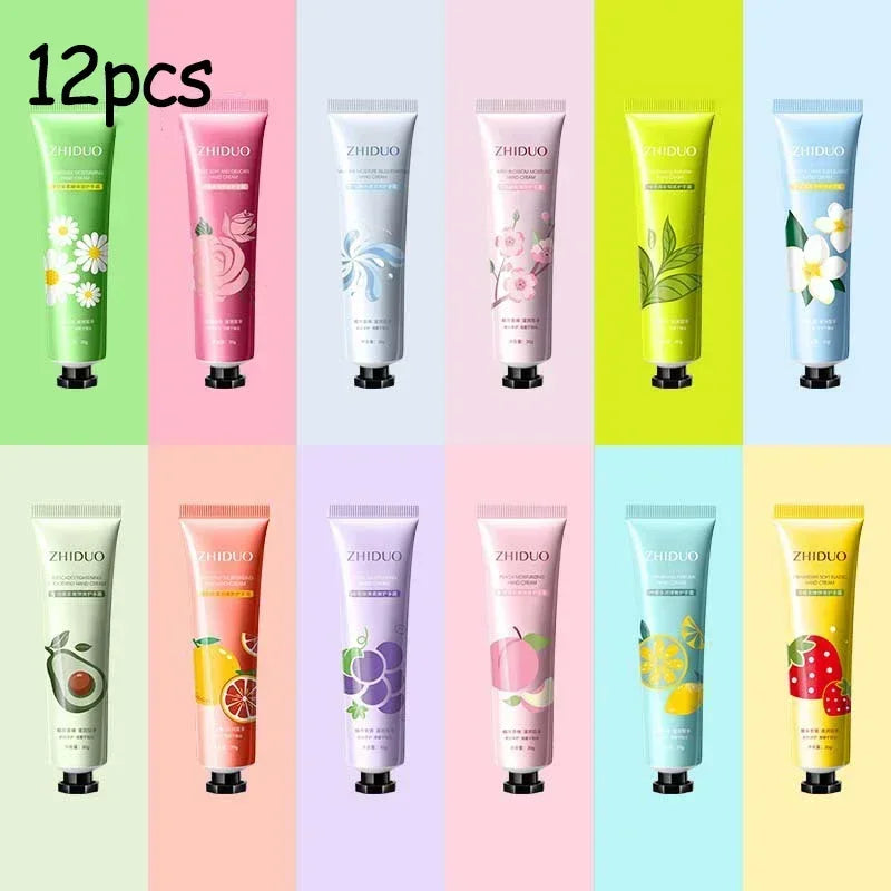 Plant Extract Hand Cream Winter Moisturizing Anti-wrinkle Anti Chap Repairing Hands Care Beauty Skincare Hand Lotion Sets Gifts