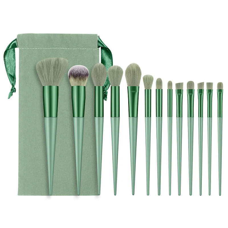 Soft Hair Makeup Brush Suit - Eye Shadow Powder Brush Foundation Blush Highlight Concealer - Makeup To