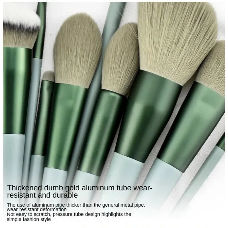 Soft Hair Makeup Brush Suit - Eye Shadow Powder Brush Foundation Blush Highlight Concealer - Makeup To