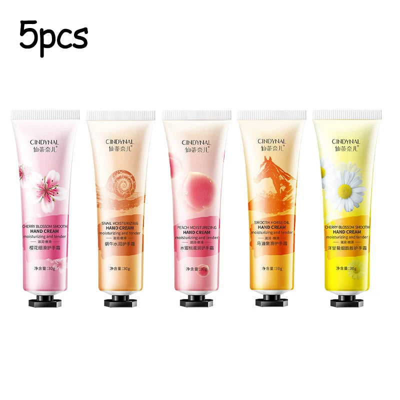Plant Extract Hand Cream Winter Moisturizing Anti-wrinkle Anti Chap Repairing Hands Care Beauty Skincare Hand Lotion Sets Gifts