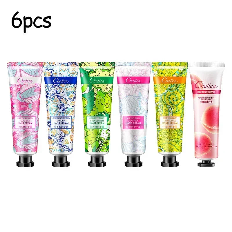 Plant Extract Hand Cream Winter Moisturizing Anti-wrinkle Anti Chap Repairing Hands Care Beauty Skincare Hand Lotion Sets Gifts
