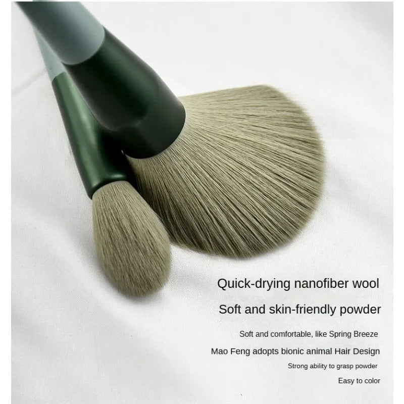Soft Hair Makeup Brush Suit - Eye Shadow Powder Brush Foundation Blush Highlight Concealer - Makeup To