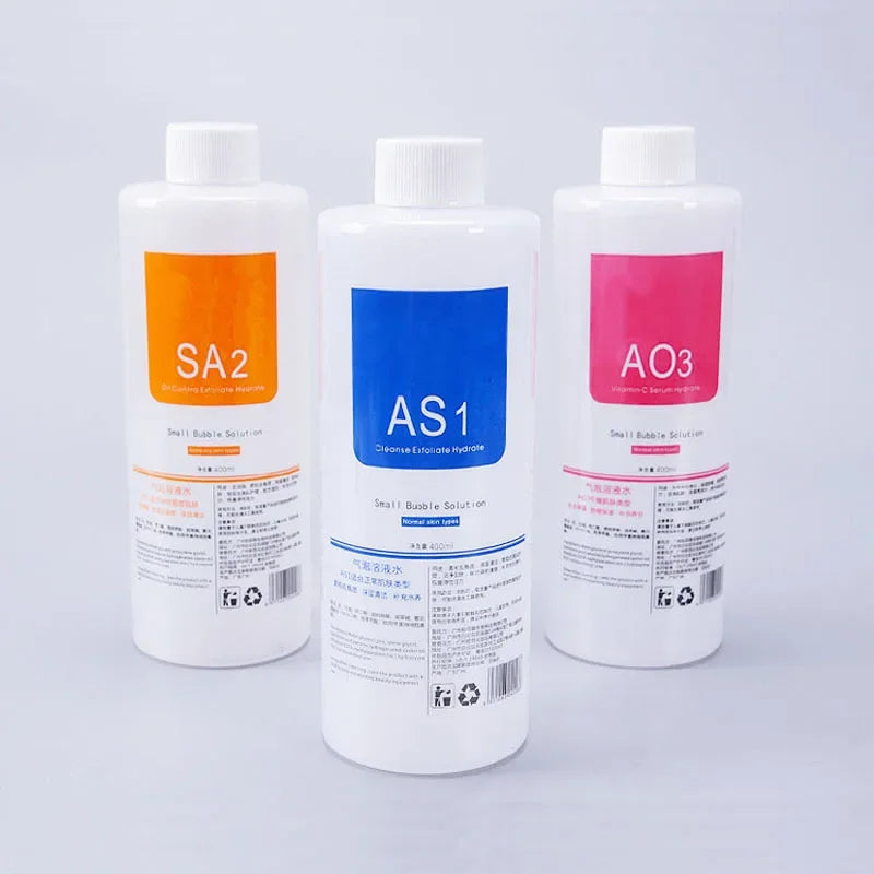 AS1 SA2 AO3 Facial Skincare Face Serum Facial Aqua Peel Solution Product For Hydra Dermabrasion Machine Hydro Skin Deep Cleaning