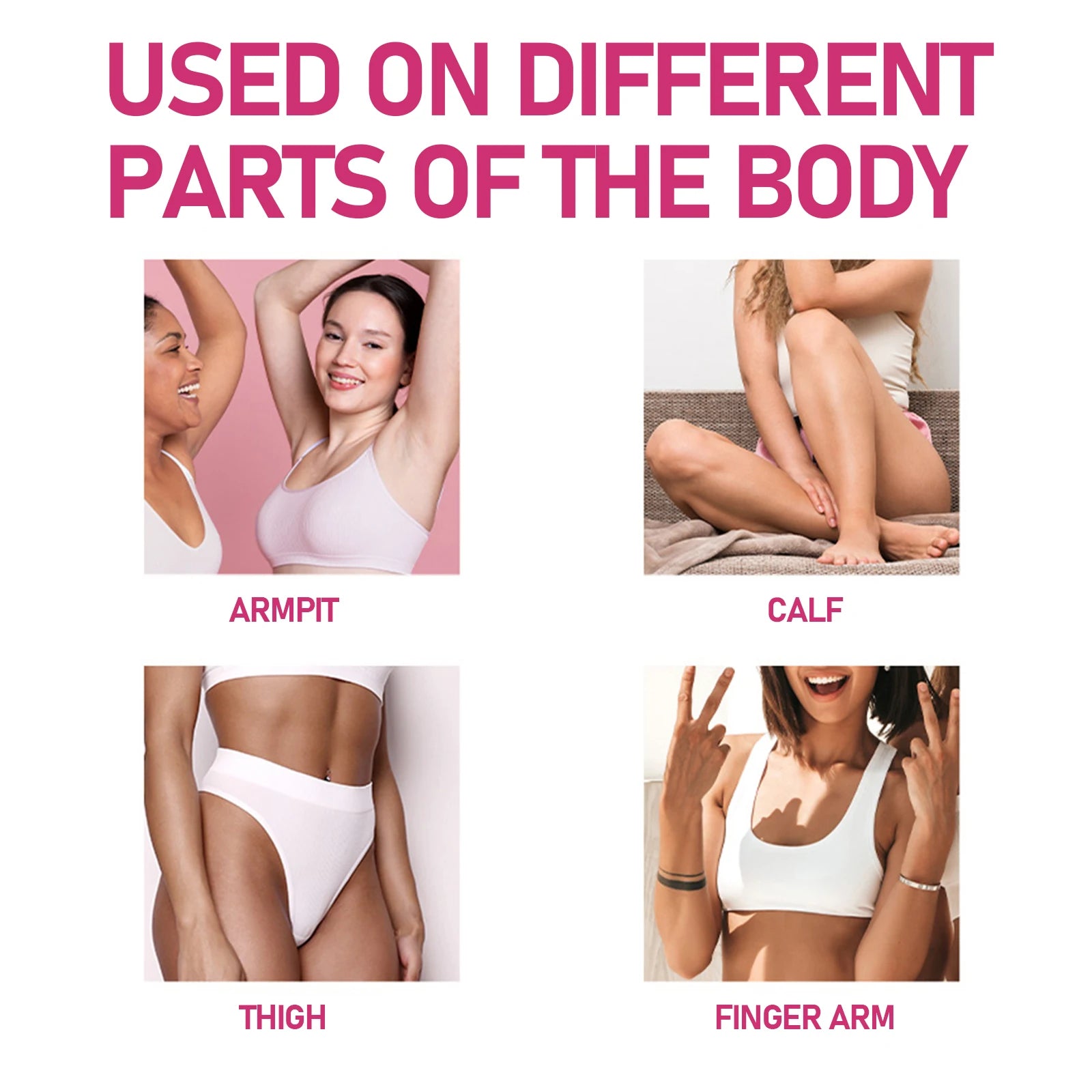 Women's Depilatory Cream: Deep Body Hair Removal, Painless Hair Removal, Hair Growth Inhibitor, Moisturizing and Smoothing