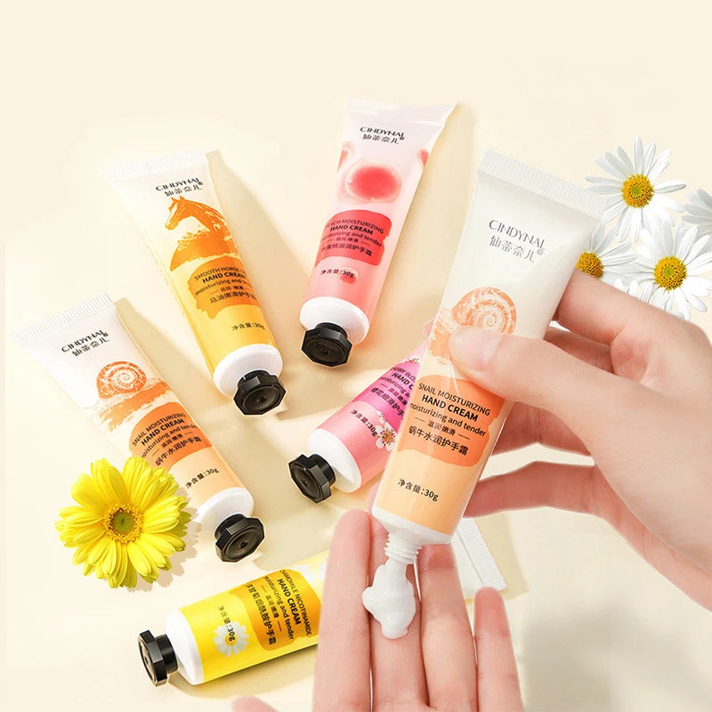 Plant Extract Hand Cream Winter Moisturizing Anti-wrinkle Anti Chap Repairing Hands Care Beauty Skincare Hand Lotion Sets Gifts