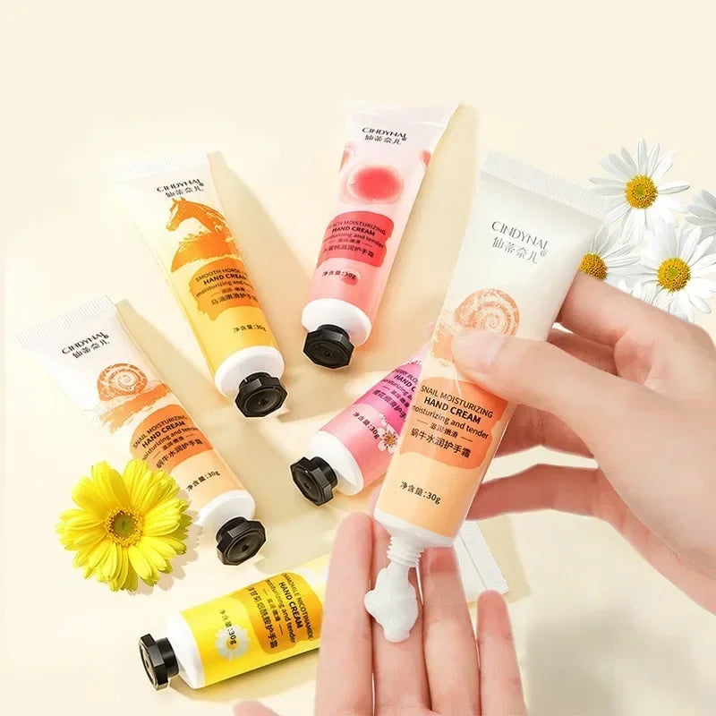 Plant Extract Hand Cream Winter Moisturizing Anti-wrinkle Anti Chap Repairing Hands Care Beauty Skincare Hand Lotion Sets Gifts