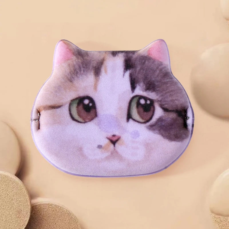 1/4pcs Kitty Air Cushion Powder Puff Cute Cat Cosmetic Puffs Hydrophilic Non-latex Facial Foundation Beauty Tool Dry Wet Makeup