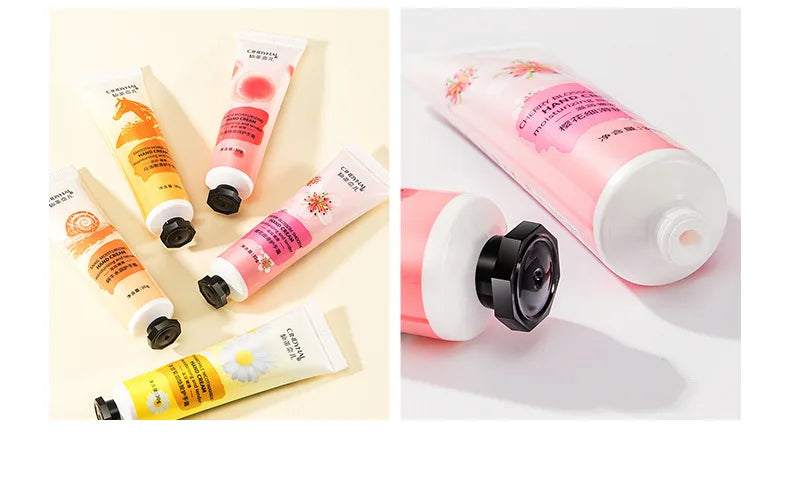 Plant Extract Hand Cream Winter Moisturizing Anti-wrinkle Anti Chap Repairing Hands Care Beauty Skincare Hand Lotion Sets Gifts