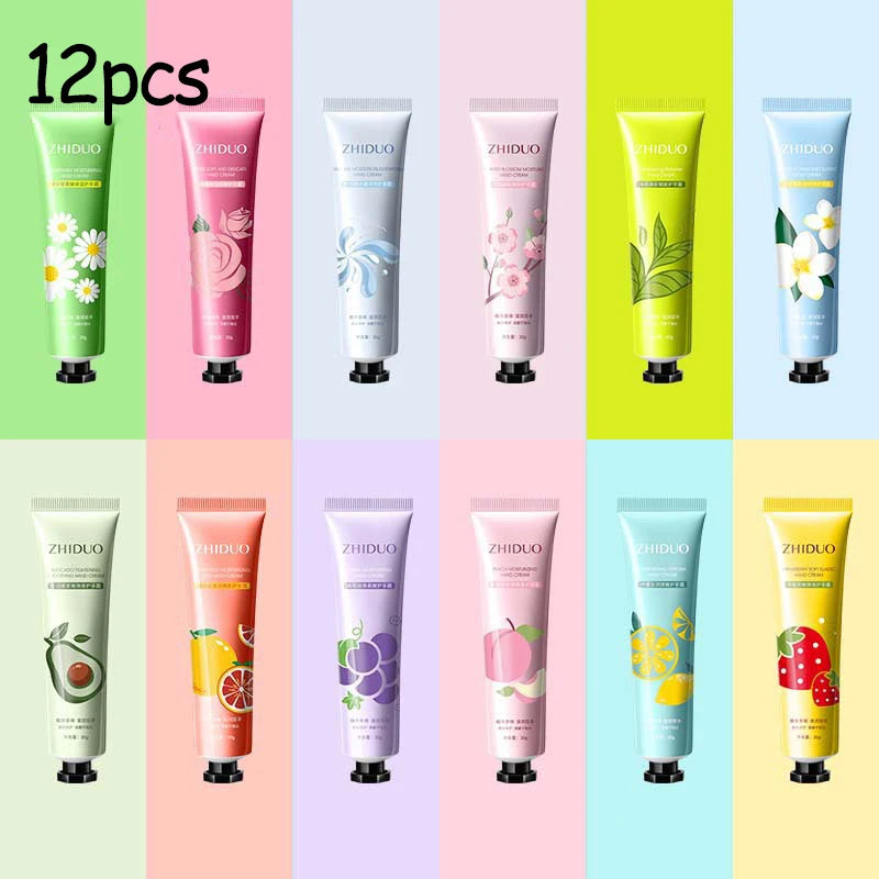 Plant Extract Hand Cream Winter Moisturizing Anti-wrinkle Anti Chap Repairing Hands Care Beauty Skincare Hand Lotion Sets Gifts