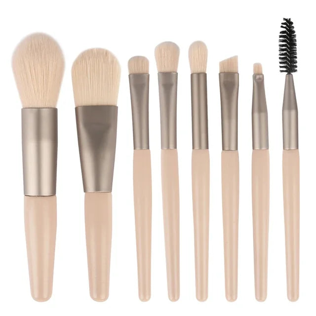Soft Hair Makeup Brush Suit - Eye Shadow Powder Brush Foundation Blush Highlight Concealer - Makeup To
