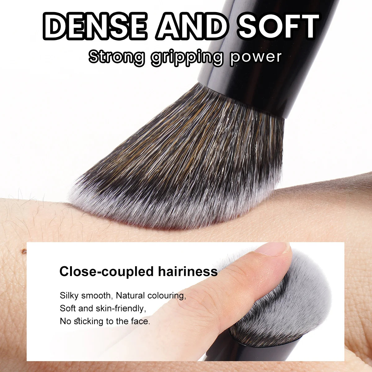 MAANGE Professional Foundation Makeup Brush Soft Dense Hair for Powder Liquid Cream Cosmetics Blending Beauty Tool Premium Gift