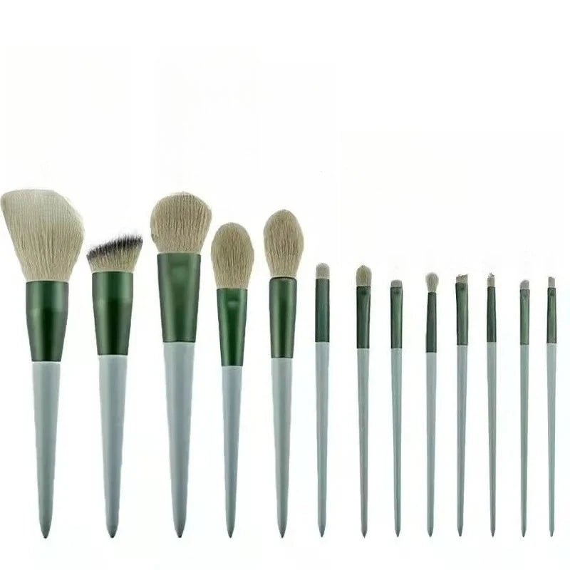 Soft Hair Makeup Brush Suit - Eye Shadow Powder Brush Foundation Blush Highlight Concealer - Makeup To