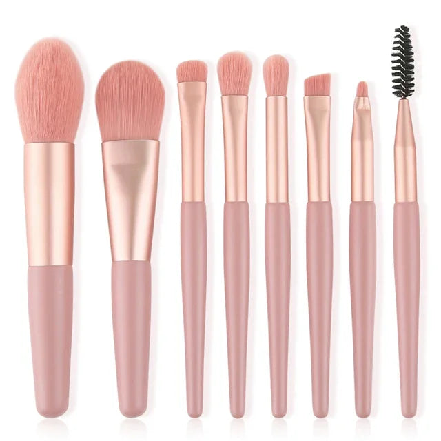 Soft Hair Makeup Brush Suit - Eye Shadow Powder Brush Foundation Blush Highlight Concealer - Makeup To