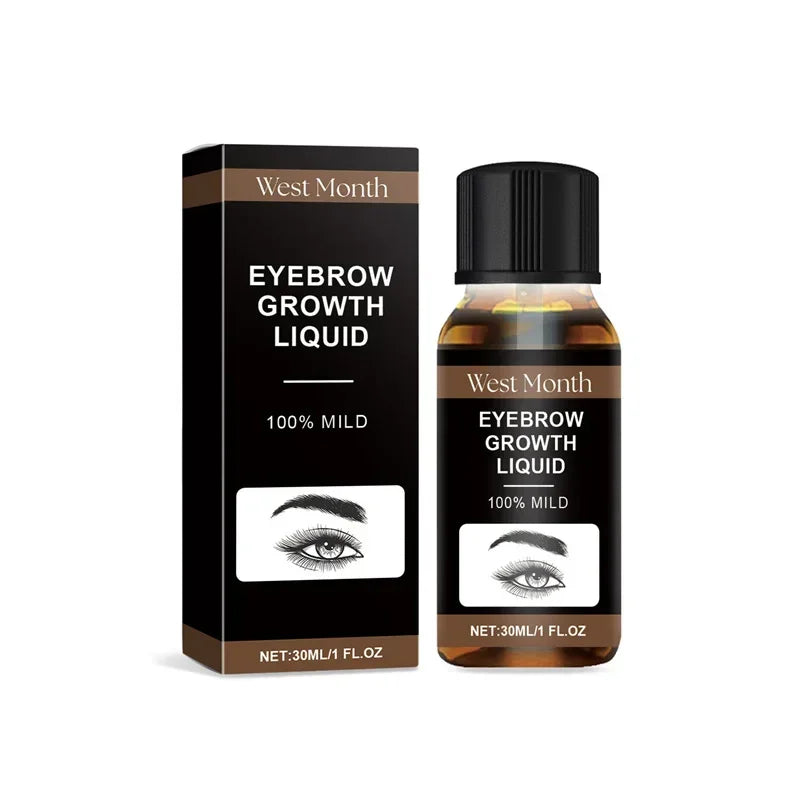 Eyebrow Growth Serum Eyelash Hair Growth Anti Hairs Loss Product Prevent Baldness Fuller Thicker Lengthening Eyebrow Makeup 30ml
