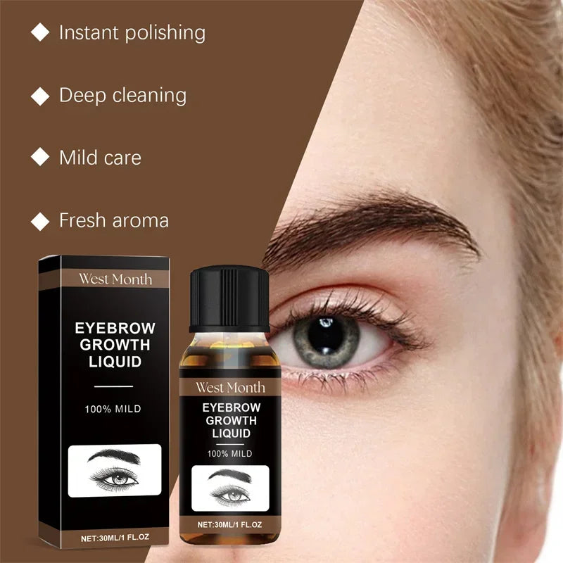 Eyebrow Growth Serum Eyelash Hair Growth Anti Hairs Loss Product Prevent Baldness Fuller Thicker Lengthening Eyebrow Makeup 30ml