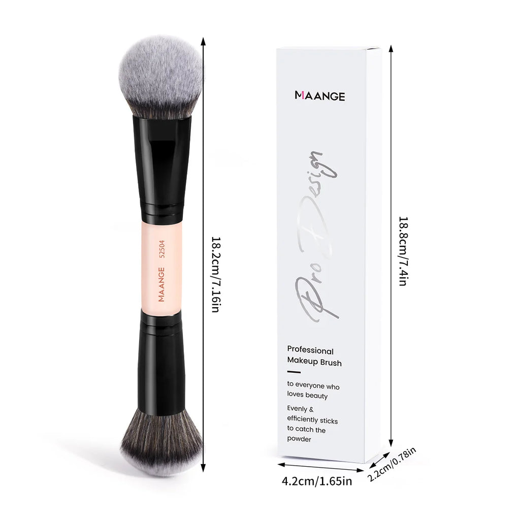 MAANGE Professional Foundation Makeup Brush Soft Dense Hair for Powder Liquid Cream Cosmetics Blending Beauty Tool Premium Gift