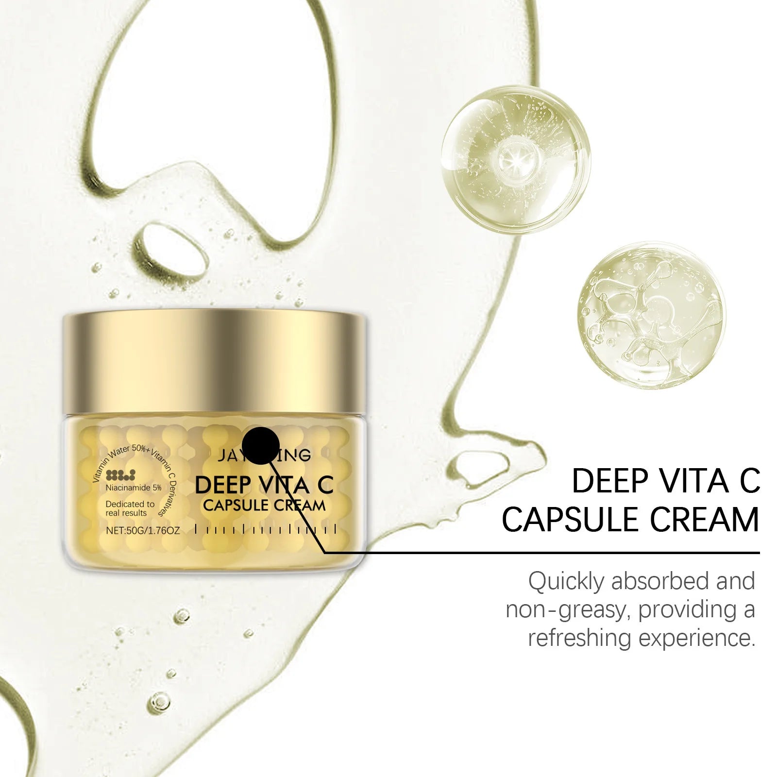 Vitamin C Face Cream Original Dark Spo-ts Removal Fade Blemishes Improve Dullness Moisturizing Brighten Lighten Skincare Cream