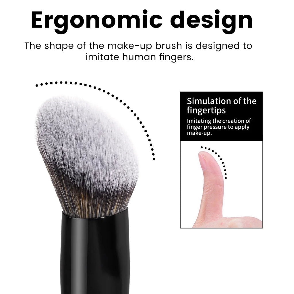 MAANGE Professional Foundation Makeup Brush Soft Dense Hair for Powder Liquid Cream Cosmetics Blending Beauty Tool Premium Gift